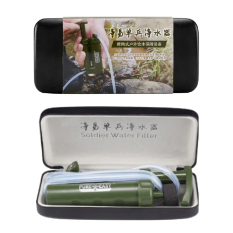 Water Filter Straw - Filtro Acqua Portatile per Sopravvivenza, Depuratore
