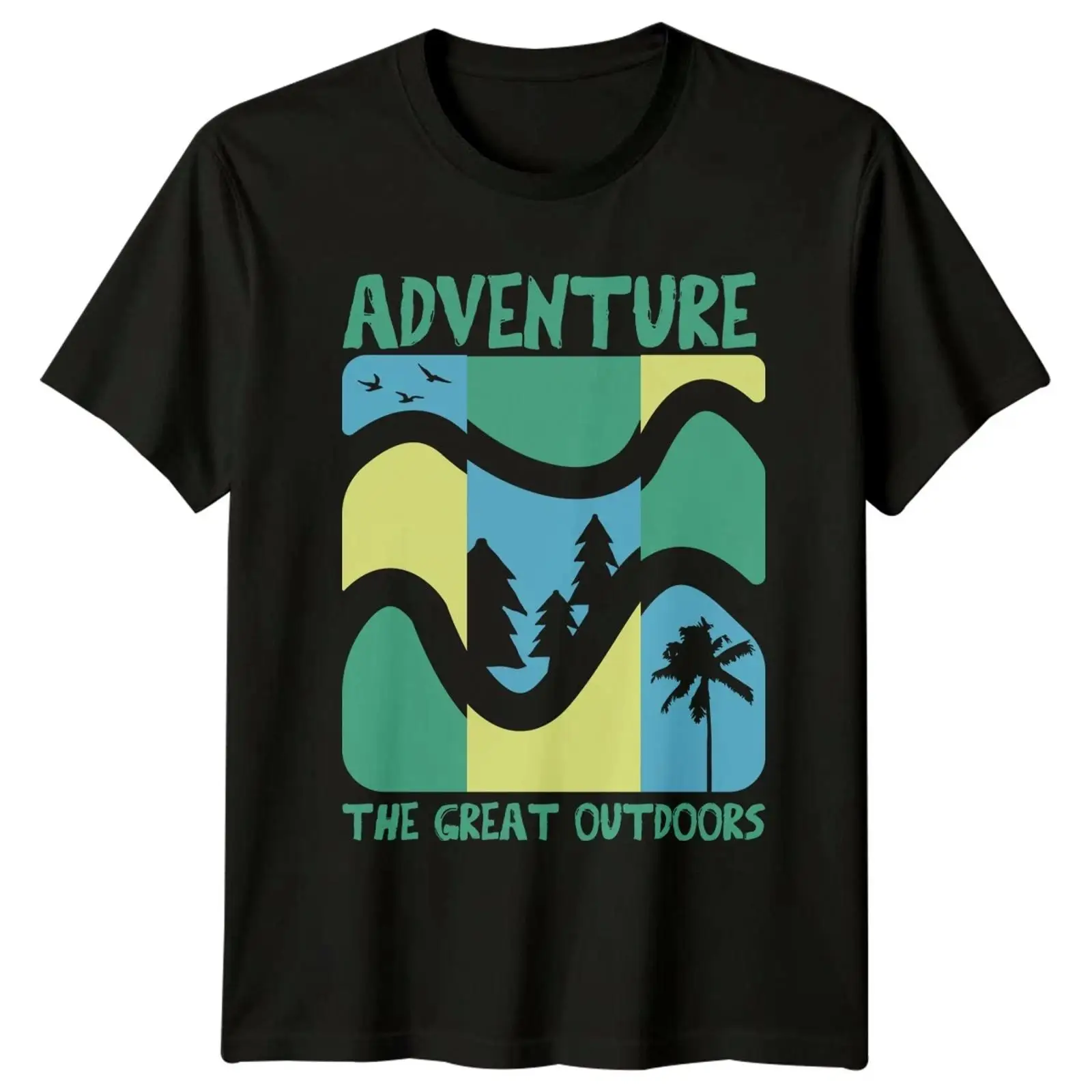 Outdoor Adventure Images - Maglietta Adventure The Great Outdoors per