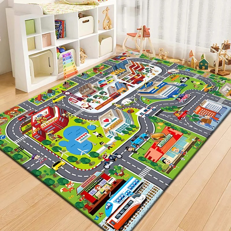Outdoor Adventure Toys - Tappeto Gioco Educativo per Bambini con