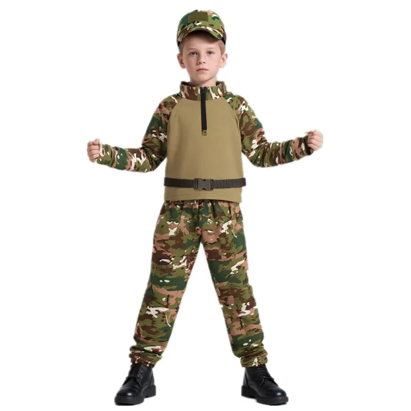 Outdoor Adventure For Adults - Bambini Adulti Camouflage Rana Outfit Costume