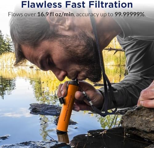 Filtro d'acqua Pro 6L Camo Gra - Water Filter Straw recensione e prezzo