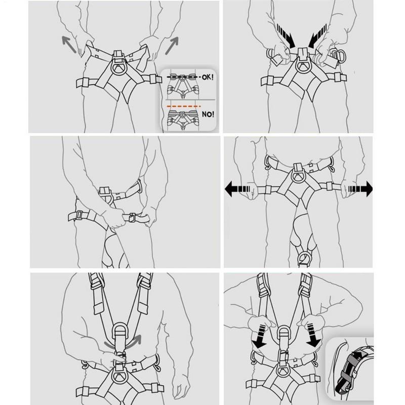 Imbracatura di sicurezza Kit d - Harness Climbing Adjustable recensione e prezzo