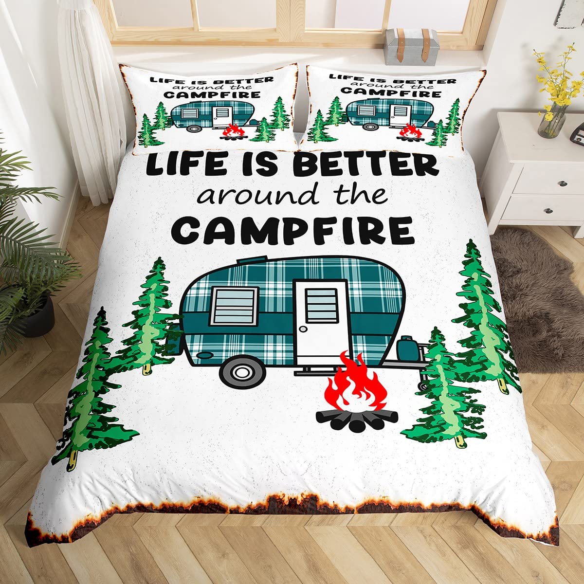 Happy Camping copripiumino Set - Outdoor Adventure Quilt recensione e prezzo