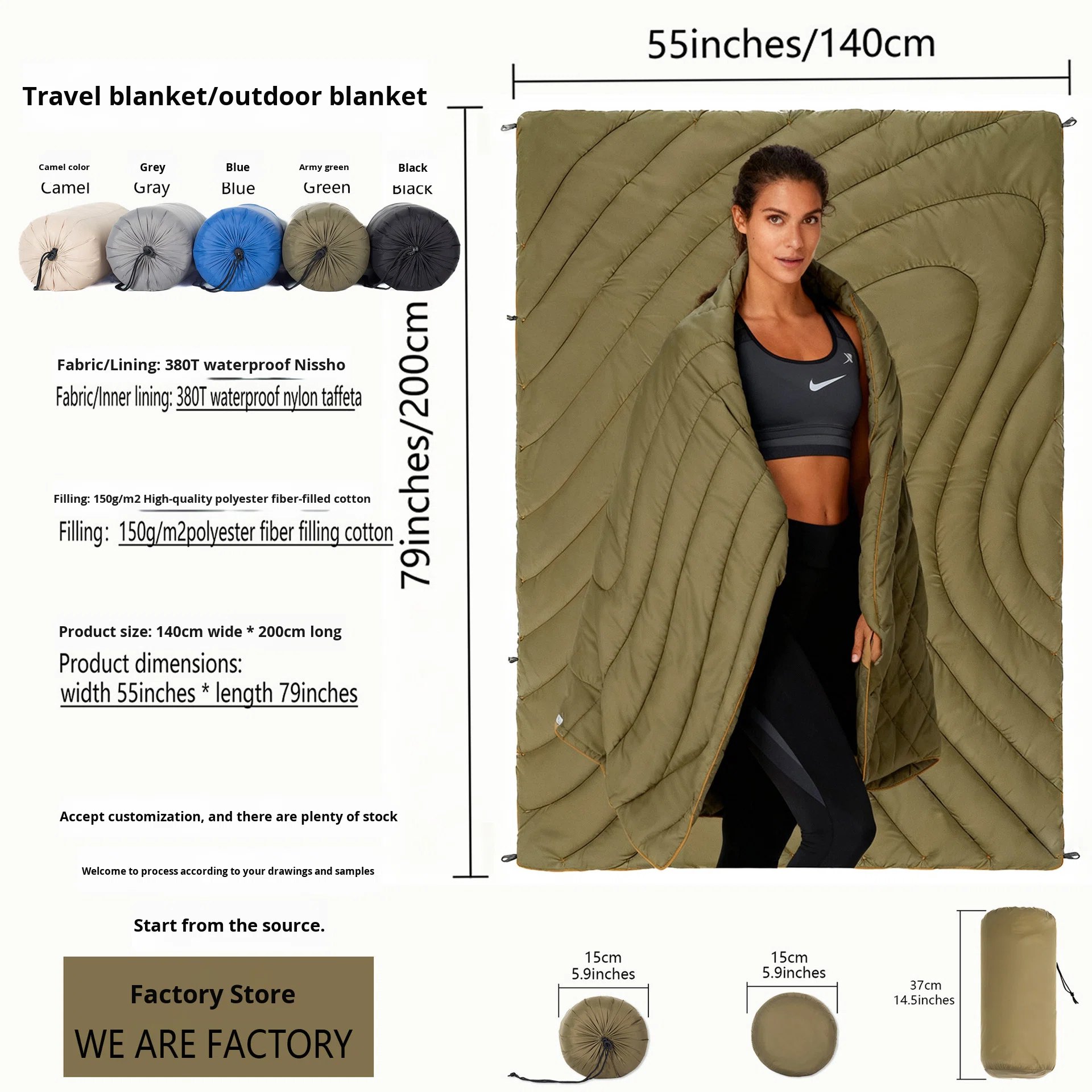 Coperta da campeggio trapuntat - Outdoor Adventure Quilt recensione e prezzo