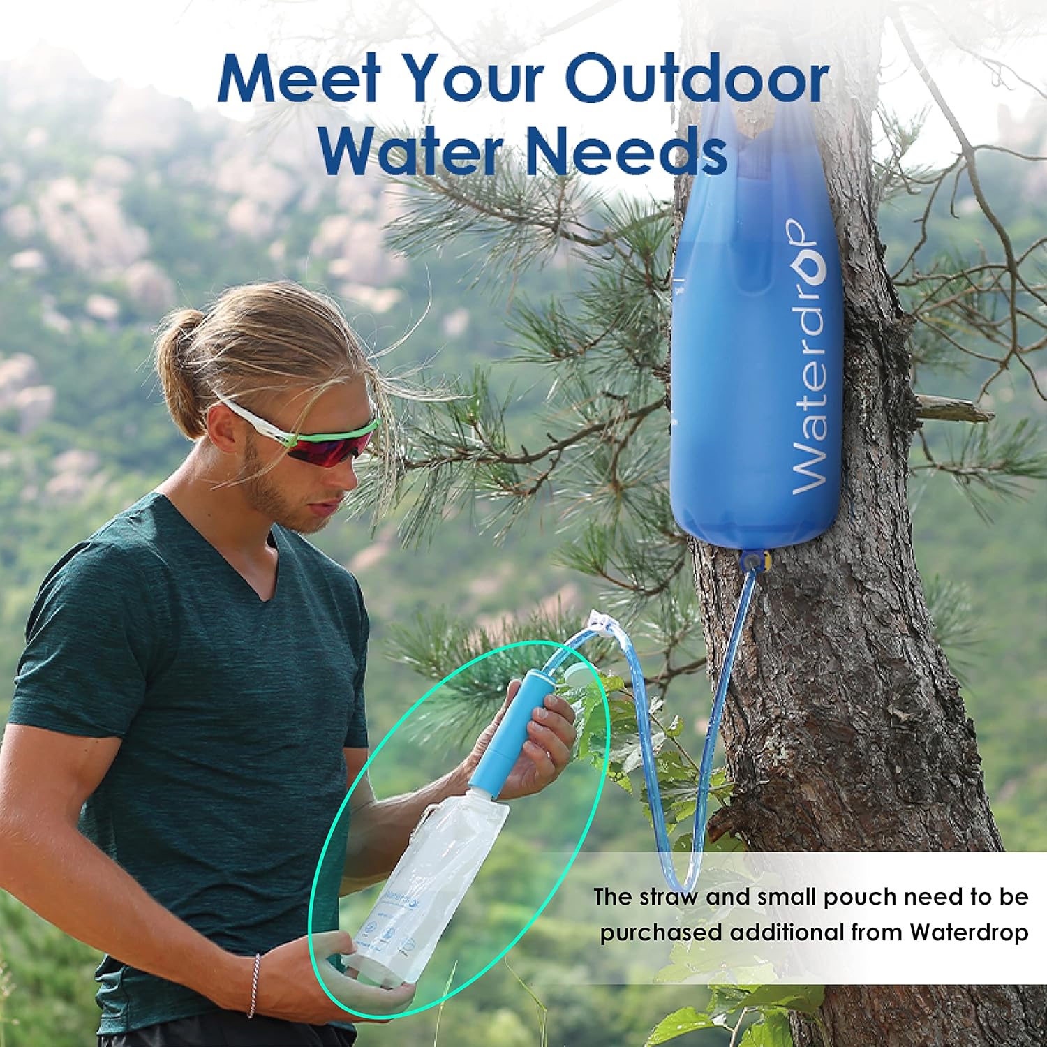 Sacca d'Acqua a Gravità Waterd - Water Filter Straw recensione e prezzo