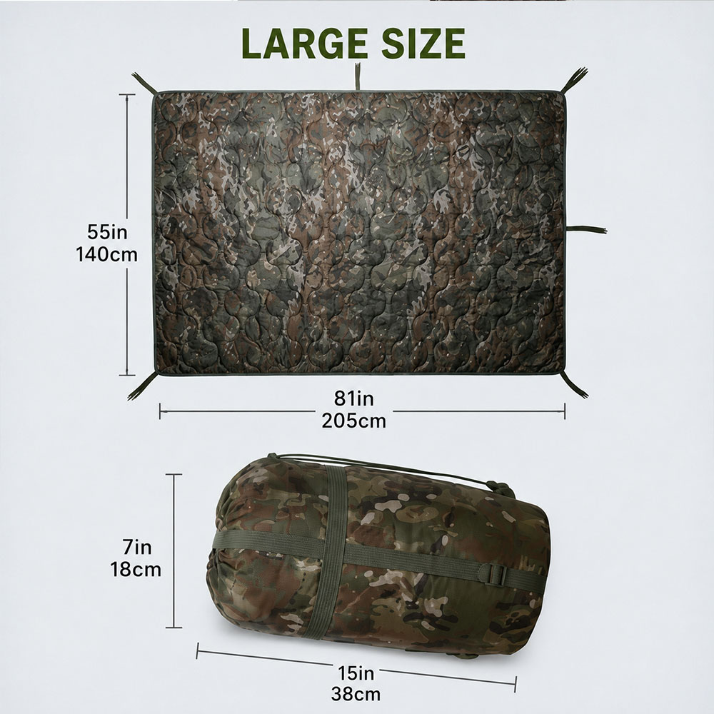 Coperta da Campeggio Mimetica  - Outdoor Adventure Quilt recensione e prezzo